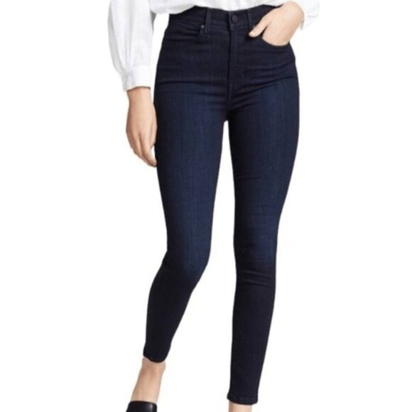 AYR The Hi-Rise Skinny Jeans Dark Blue Wash 26 x 30 #7951 - Picture 1 of 13